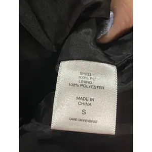 Women's New York & Company Black Faux Leather‎ Jacket Size Small 200 thumbnail 6