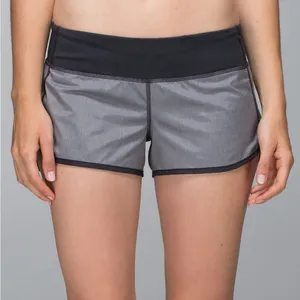 Lululemon Run: Speed Short *4-way Stretch Grey Heathered Slate Deep Coal Gym 8 thumbnail 1