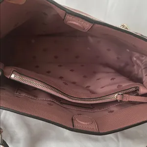 Kate Spade NY Briar Lane Gala Pink/Cream Floral Leather Shoulder Bag Purse 🌸🌸 thumbnail 8