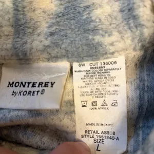Vintage Monterey By Korey Large Fleece Zip Up Vest Trees Pockets Outdoors Winter thumbnail 3