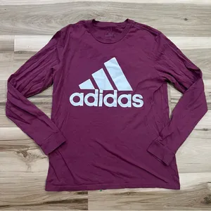 Adidas Maroon Amplifier Tee Women’s Small thumbnail 1