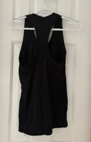 Athleta Black Workout Tank Top Racerback thumbnail 2