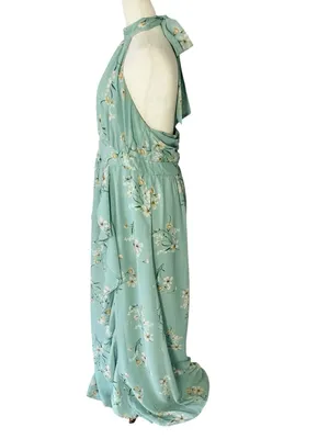 BIRDY GREY Joyce Floral Halter Maxi Dress thumbnail 6