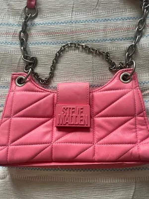 Steve Madden Pink Crossbody Purse Faux Leather thumbnail 2