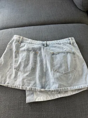 Shein Wrap Denim Skirt thumbnail 2