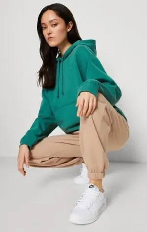 Hollister Women's Sz XS Ultra High-Rise Jogger Sweatpants Beige Tan Cotton Blend thumbnail 1