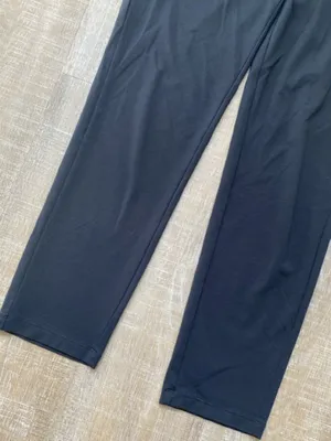 Lilly Pulitzer Malani Knit Black Pants Pull-on Relaxed Straight Leg XS Travel thumbnail 8