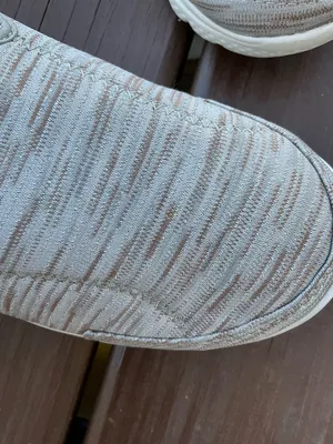 Memory Foam Slip-On Sneakers in Beige - Women's Casual Comfort thumbnail 6