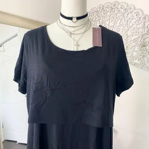 NWT Kindred Bravely KB Eleanora Bamboo Maternity & Nursing Dress XL thumbnail 2