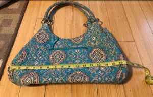 VERA BRADLEY Large Hobo in Totally Turq Retired Spring 2010 thumbnail 9