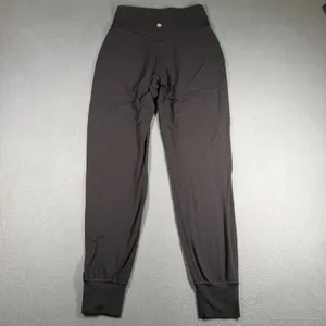 Lululemon Align Jogger Pants Women 4 Black High Rise Pockets Tapered Leg LW5DH6S thumbnail 7