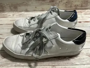 White Sneakers Size 8.5 Women's Shoes Walking Trendy thumbnail 8