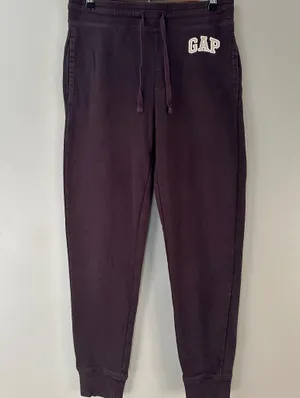 Gap Men’s Small Logo Sweatpants Joggers Brown thumbnail 1