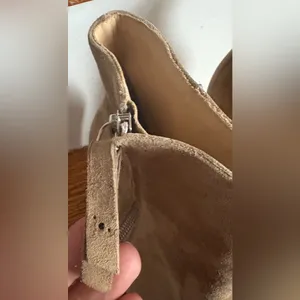 Paul Green Taupe Suede Ankle‎ Booties Size US 8 New Condition thumbnail 6