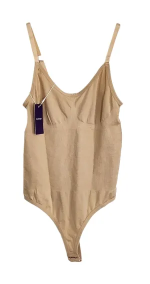 Hey Shape Seamless Nude Shaping Thong Bodysuit Size Small NWT Tan thumbnail 1
