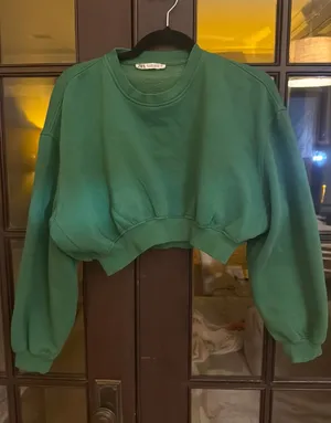 ZARA Sweatshirt Cropped thumbnail 1