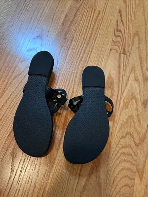 Tory Burch Miller Sandal Black Patent 8.5 thumbnail 6