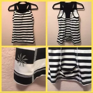 Athleta striped top size small​‎ thumbnail 3
