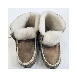 Shepherd 100% sheepskin suede slippers Brown Size 6 thumbnail 2