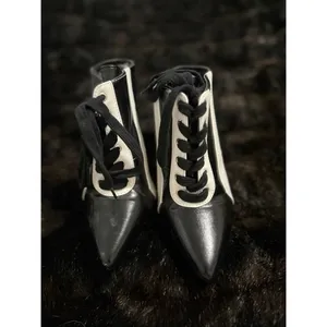 Cape Robbin Gigi-7 Leatherette Pointy Toe Sports Stripe Stiletto Mule Heels 6.5 thumbnail 2
