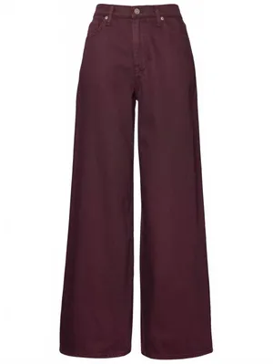 Gap Mid Rise UltraSoft Baggy Jeans NWT Bordeaux Purple 25R thumbnail 4