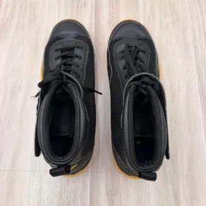V-RO No Limit Cheer Shoes Womens 9 Black Yellow Excellent Top Gun All Stars thumbnail 5