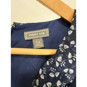 Point Sur x J.Crew Floral Wide Leg Jumpsuit Sz14 thumbnail 7