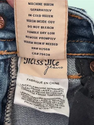 Miss Me Signature Skinny Jeans Size 25 Distressed Stretch Denim thumbnail 7