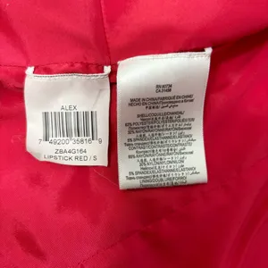 BCBGMaxAzria Bright Red Suit Jacket Sexy Tapered Crop Feminine‎ Size S thumbnail 7