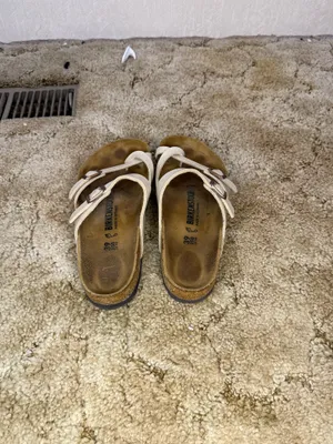 Birkenstock Mayari Graceful Pearl White Sandals Womens 39 US 8-8.5 Regular thumbnail 3