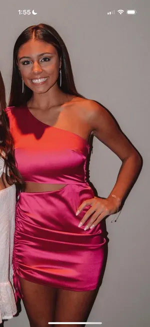 Formal Pink Mini Dress thumbnail 1
