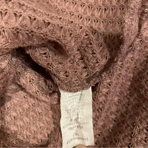 Jodifl Mauve Long Sleeve Waffle Crewneck Top XXL thumbnail 2