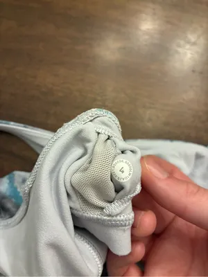 Lululemon Align Tank Top Size 4 Kaleidofloral Multi Gray Blue Bra thumbnail 3