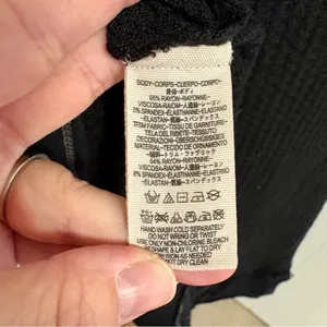 Free People Laguna Thermal Waffle Knit Oversized Top L3 thumbnail 8