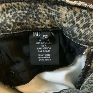 HUDSON Cheetah Print Nico Super Skinny Mid-rise Jeans thumbnail 4