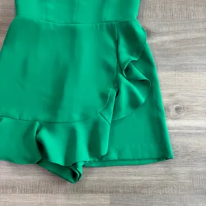 Amanda Uprichard Trisha Romper Women Size Small Jungle Green thumbnail 4