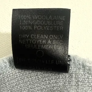 The North Face 100% Wool Blue Stripe Ski Hike Outdoor Warm Beanie Hat‎ Toboggan thumbnail 4