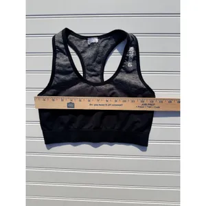 Gymshark Sports Bra Womens Small Black Racerback Athletic Workout Gym thumbnail 8