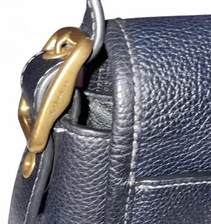 Coach Leather Bag Crossbody Black thumbnail 8