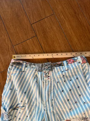 Free People Runyon Canyon Patch Wide Leg Jeans thumbnail 6