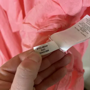 J. Crew Cotton Voile Beach Dress, Bow‎ Front, Coral Pink CoverUp Medium BU441 thumbnail 9