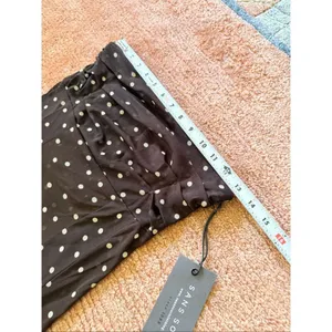 NWT Sans Souci Polka Dot Sheer Strapless Handkerchief Tube Dress Top Size M Y2K thumbnail 7