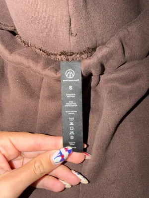 Move Theology Brown Wide Leg Sweatpants thumbnail 2