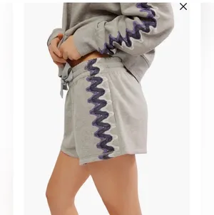 Free People✨ Feeling Wavy Cotton Blend Shorts thumbnail 3