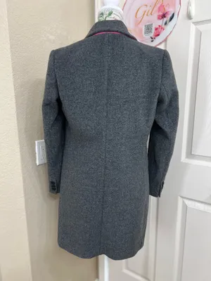 Riley & rae Classic Women's Gray Single-Button Coat thumbnail 3