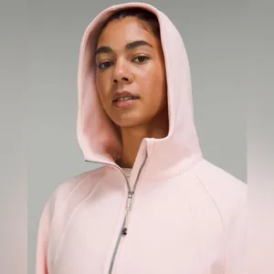Lululemon Scuba Oversized Half Zip Hoodie Jacket Strawberry Milkshake Size XS S thumbnail 3