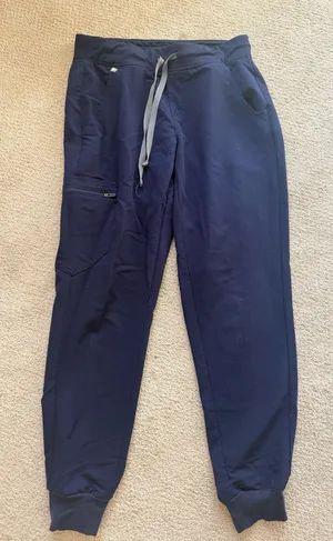 Navy FIGS Jogger Scrub Pants thumbnail 1