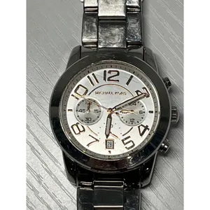 Michael Kors‎ MK-5725 Mercer Chronograph Silver Stainless Steel Watch 42mm thumbnail 2