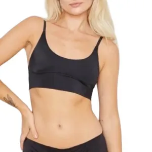 FREE PEOPLE x HAH Bralette Women Sz L Black Sporty Casual Athletic Versatile NWT thumbnail 14