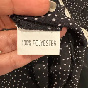 Women’s Dress Black Polka Dot Long Sleeve Bohemian Ruffle Size S thumbnail 9